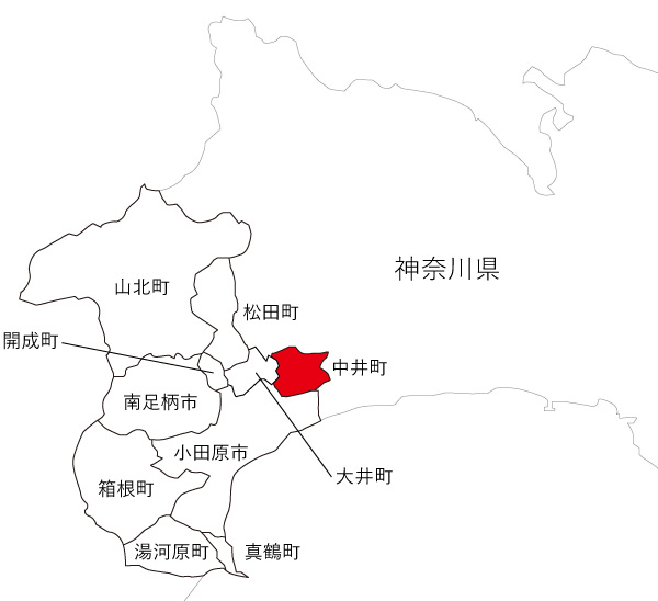中井町地図